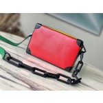 𝐋𝐎𝐔𝐈𝐒𝐕𝐔𝐈𝐓𝐓𝐎𝐍 M44840 Green Pink Mini Soft Trunk Handbag